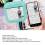 Mini Thermal Label Printer Bluetooth Portable Inkless Photo Printer Home School 7