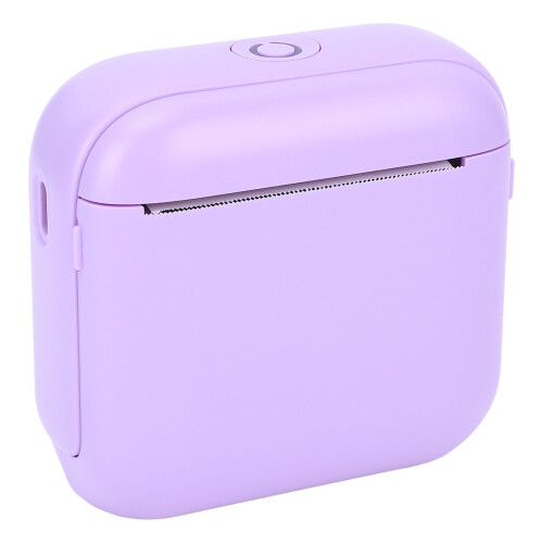Portable Bluetooth Thermal Label Printer X6, 203DPI, Violet
