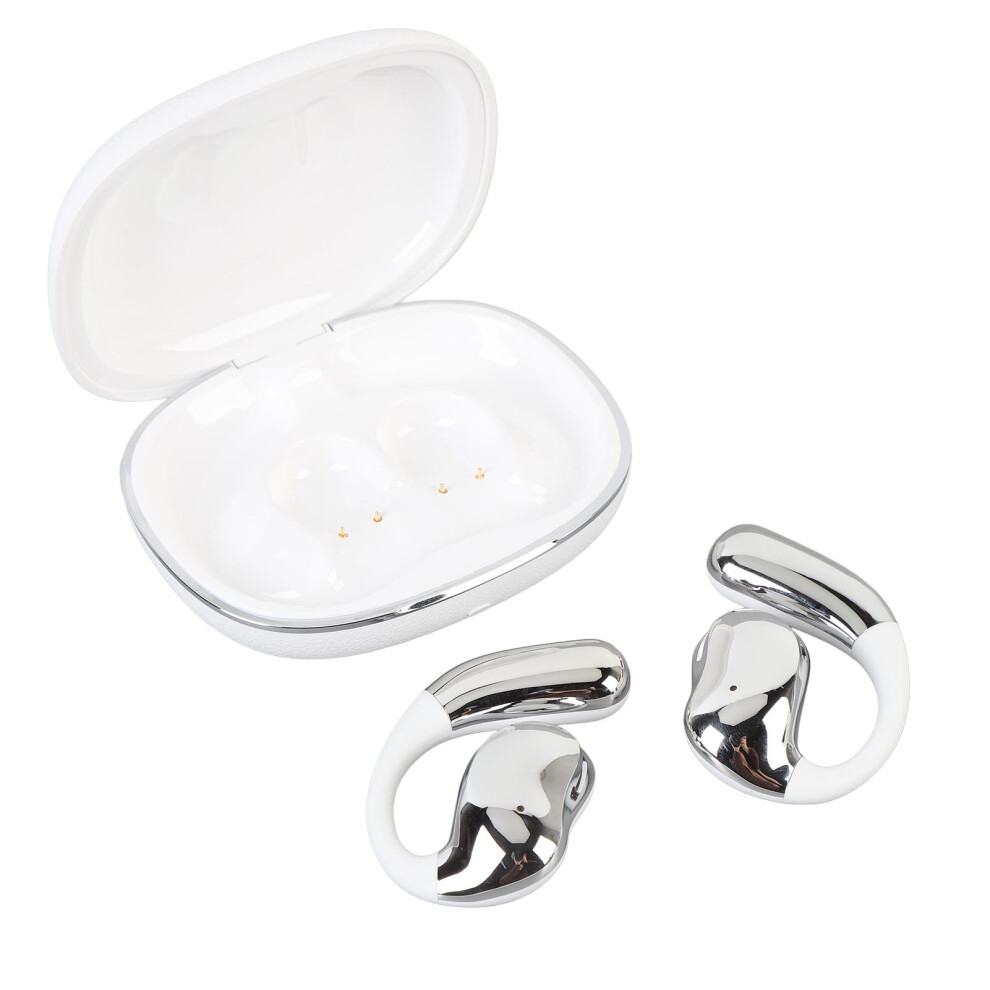 Bluetooth 5.4 Translation Earbuds 600Mah, 140 Languages, Anc Noise Level White/Silver 7621341696313