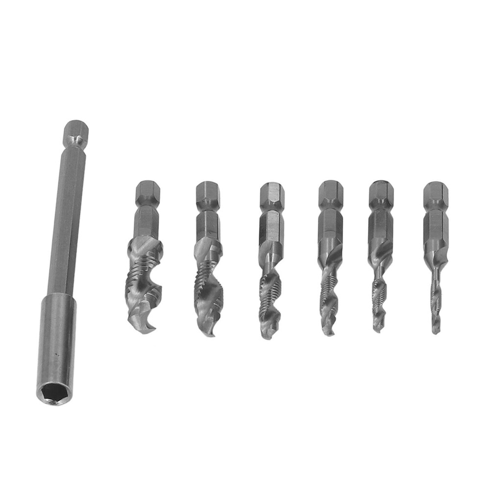 Drill Tap Set Combined Bit Hex Shank Spiral Metric 9387669451666