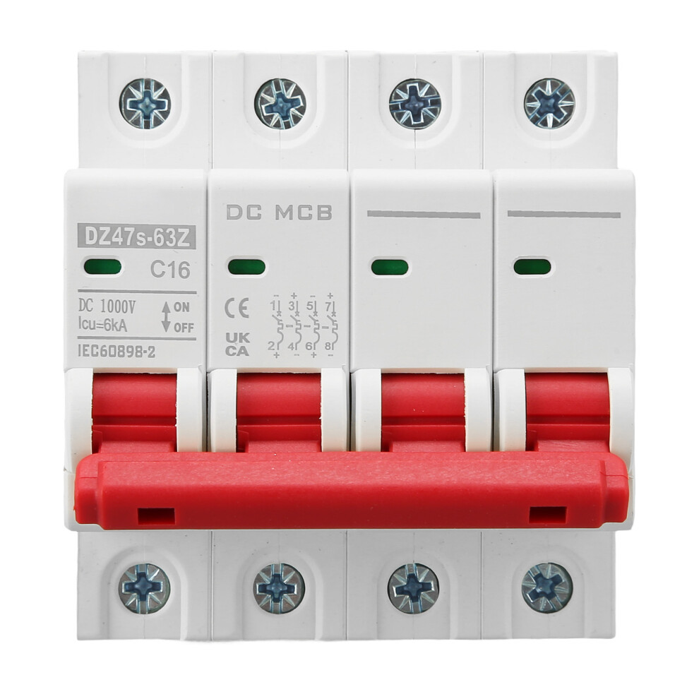 DC Miniature Circuit Breaker 4P Solar PV System