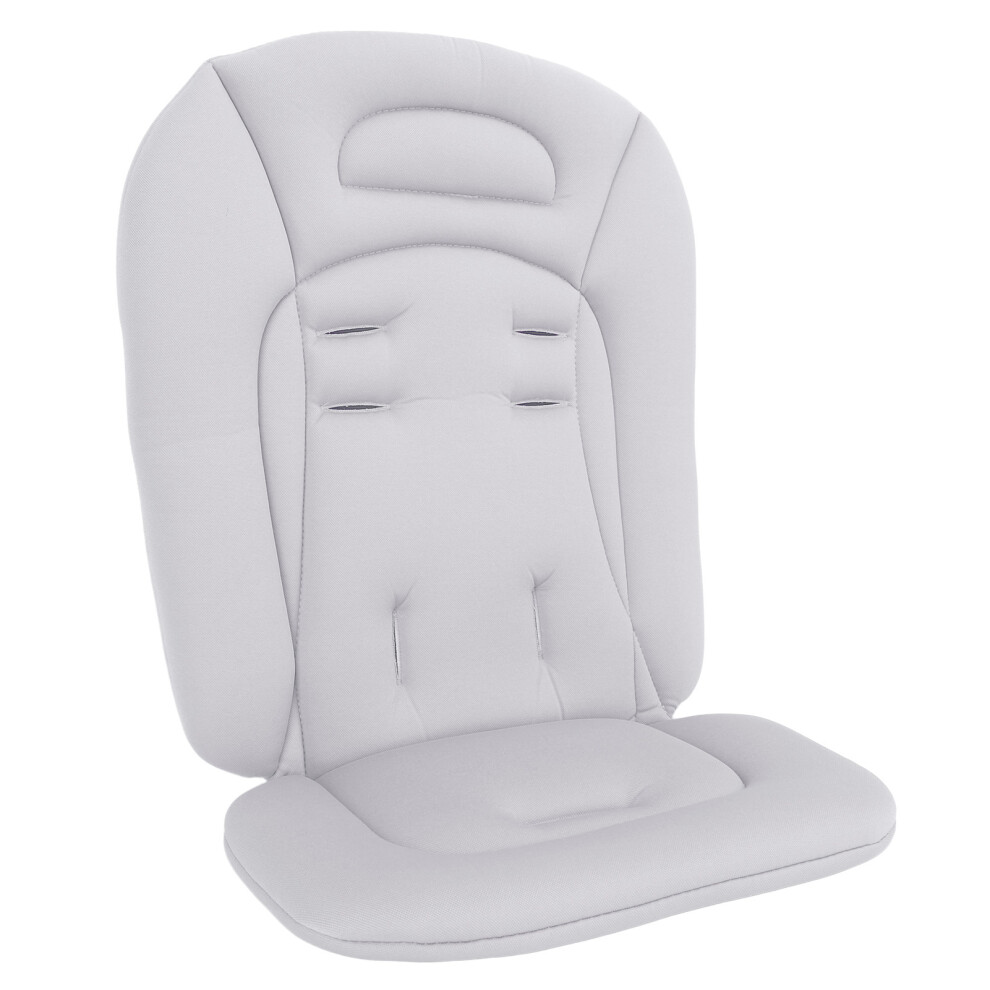 Baby Stroller Cushion Pad - Washable, Removable, Non-Slip Light Gray, 71.5x40.5cm