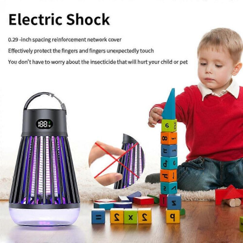 (WHite)2024 NEW USB Zappify 2.0 Zappify Mosquito Zapper Rechargeable Portable Zapper 2