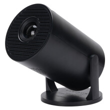 1080P WiFi Bluetooth Portable Projector 16x8.89cm Black