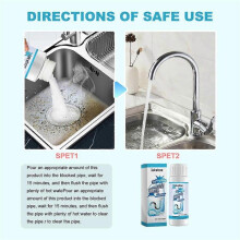 (1pcs)Powerful Kitchen Pipe Dredging Agent Dredge Deodorant Toilet Sink Drain Cleaner Sewer Fast Cleaning Tools for All Plumbing