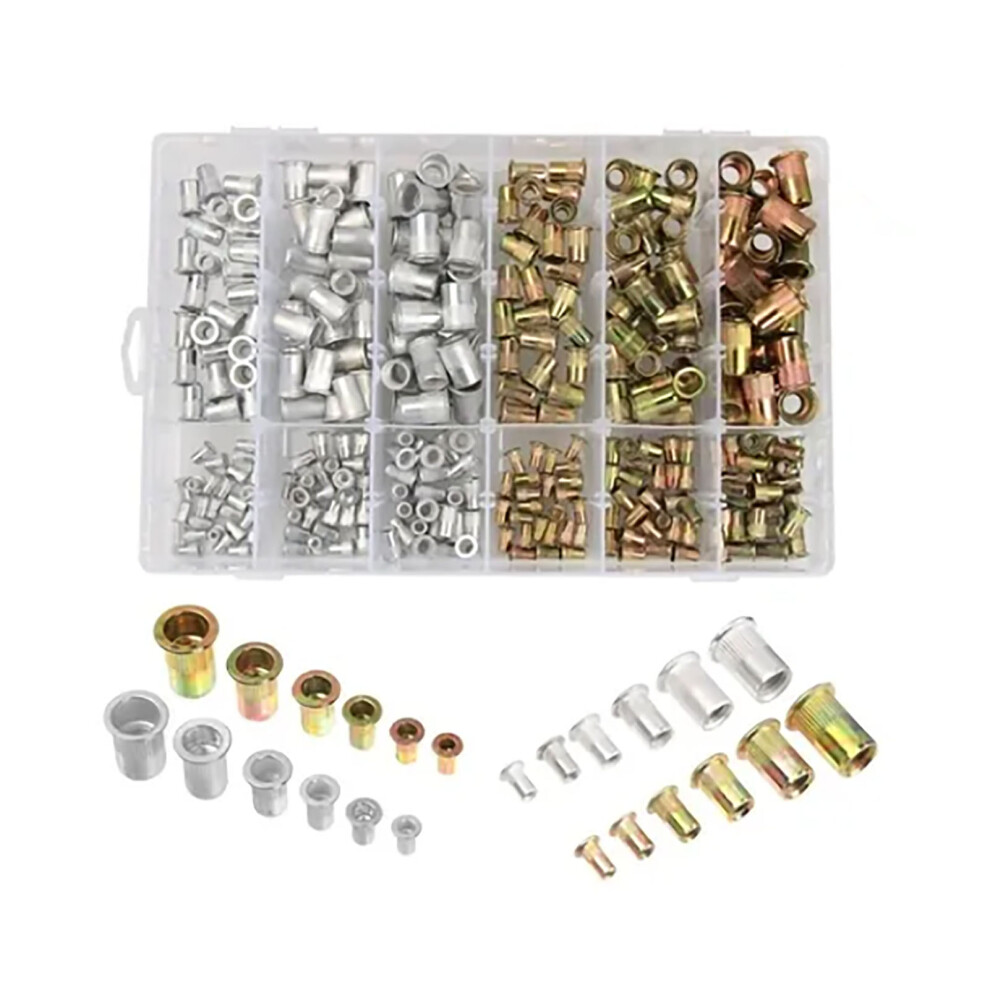 300 Pcs Rivet Nut Kit M3 M4 M5 M6 M8 M10 Color
