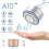 (silver)A10 Wireless Intelligent Bluetooth Audio Mini Stylish Cylindrical Aluminum Alloy 2