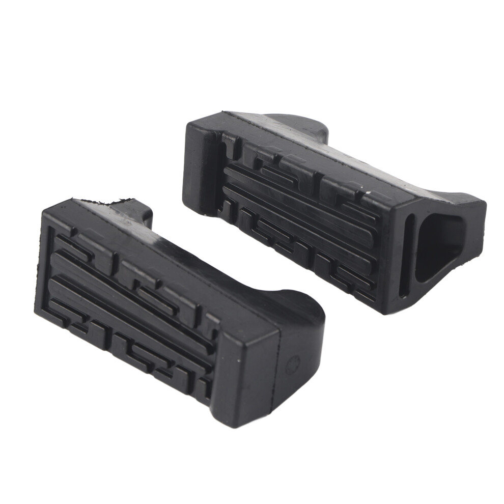 1 Pair Rubber Front Pedal Footrest Foot Pegs Fit 9387669453035
