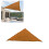 Toldo de sombra triangular 3x3x3 m naranja 261 g 13