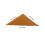 Toldo de sombra triangular 3x3x3 m naranja 261 g 8