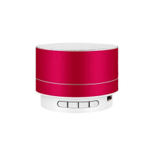 (red)A10 Wireless Intelligent Bluetooth Audio Mini Stylish Cylindrical Aluminum Alloy