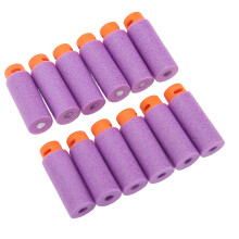 100 piezas de dardos cortos universales EVA 37mmx13mm morado