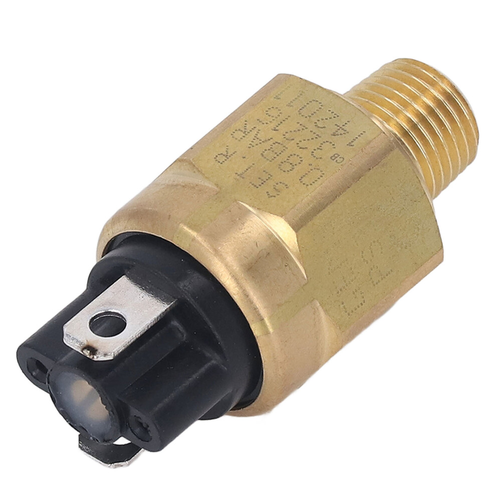 Excavator Pressure Sensor Switch Brass 0.8bar