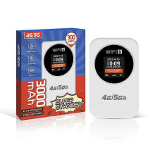 2025 Latest Mobile WiFi Portable Wireless Router for Vehicles Supports SIM Cards (MIFI) White