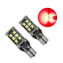(Red)2pcs High Power Auto LED Bulb Car Reverse Back Light T15 W16W Turn Signal Lamp