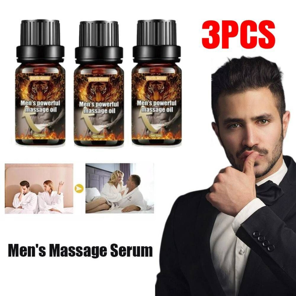 3pcs Penile Erection Gel Body Oil Enlarges And Strengthens Male Penile Massage Oil