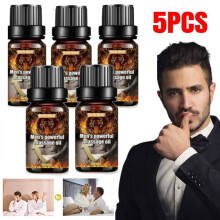 5pcs Penile Erection Gel Body Oil Enlarges And Strengthens Male Penile Massage Oil