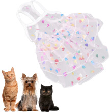 Modisches, süßes und charmantes Sonnen-sch
    
    
    ain Design: Haustier-Halstuch, ideal für Hunde und Katzen  
    Schutz: Sonnenbes