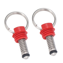 2 Stück Keg-Entlüftungsventil Ball Lock Deckel Cornelius Stil Zubehör-Set Kit für Sicherheitsrot