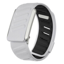 (Light Grey Black) Silicone Sports Watch Band For WHOOP 4.0