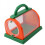 (orange-green)Portable Parrot Small Cage for Outings Bird Cage 1