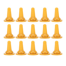 15Pcs Pet Cat Dog Silicone Safety Soft Nurse