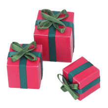 3 Stück Simulations-Mini-Geschenkbox Hochwertige Verarbeitung Vielseitige Puppenhaus-Miniatur-Geschenkbox für 1:12 Puppenhäuser