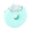 Donut-Wasserflasche 380ml Blau-Regenbogen PC-Trägeriemen 1