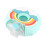 Donut-Wasserflasche 380ml Blau-Regenbogen PC-Trägeriemen 4