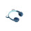 Katzenförmiges dunkelblaues Headset Bluetooth HiFi 5