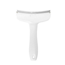 (L,White)Doggocomfy Pet Comb Pro,Doggo Comfy Cat Hair Thinner, All Purpose Curved Hairs