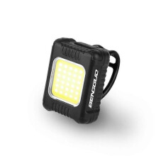(White light)Bike Front Lights Rear Lamp Type-C USB Rechargeable 130/80LM 150mAh Waterproof COB LED Warning Cycling Light Cycling Accessories