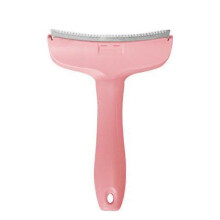 (L,Pink)Doggocomfy Pet Comb Pro,Doggo Comfy Cat Hair Thinner, All Purpose Curved Hairs