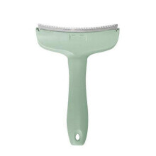 (L,Green)Doggocomfy Pet Comb Pro,Doggo Comfy Cat Hair Thinner, All Purpose Curved Hairs