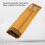 Large Yellow Polyester Grocery Bag Holder, Space Saving, 36x15.5cm 10