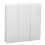 Kit de interruptores de luz inalámbricos de 3 módulos 10 A blanco 13