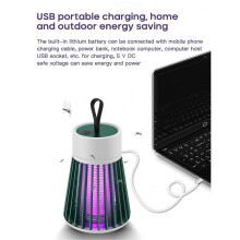 (Grey USB Power) Mosquito Zapper - Bedbugs Heater, BuzzBug Mosquito Killer, USB Charging, Great for Outdoor and Indoor