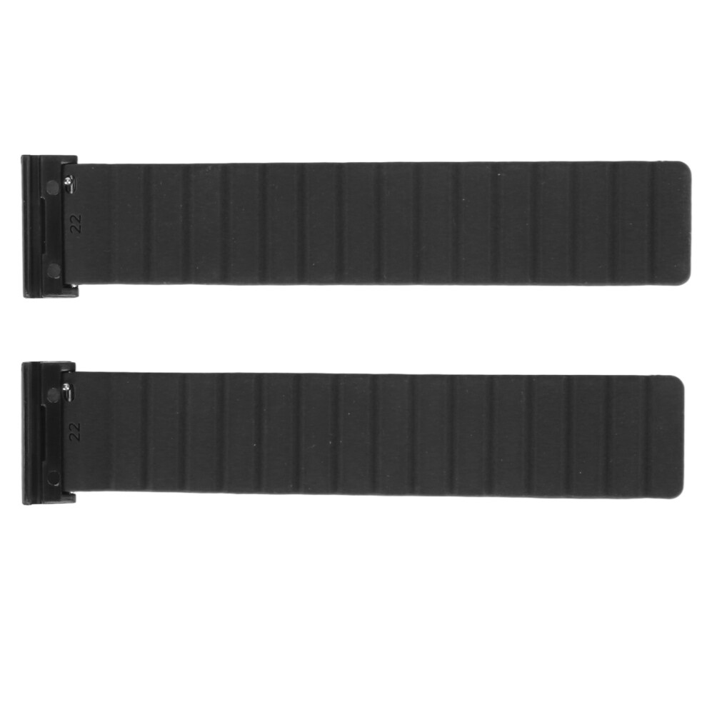 Magnetic Watch Band 26Mm Sweat Proof Silicone Black 9387669459334
