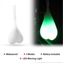 (Green light)Cycling Balls Tail Silicone Light Creative Bike Waterproof Bicycle Seat Back Egg