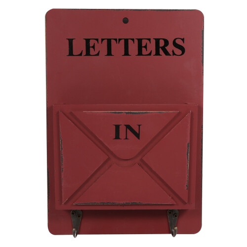 Wood Mail Letter Rack Key Holder Wall Storage