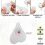 (Blue light)Cycling Balls Tail Silicone Light Creative Bike Waterproof Bicycle Seat Back Egg 3