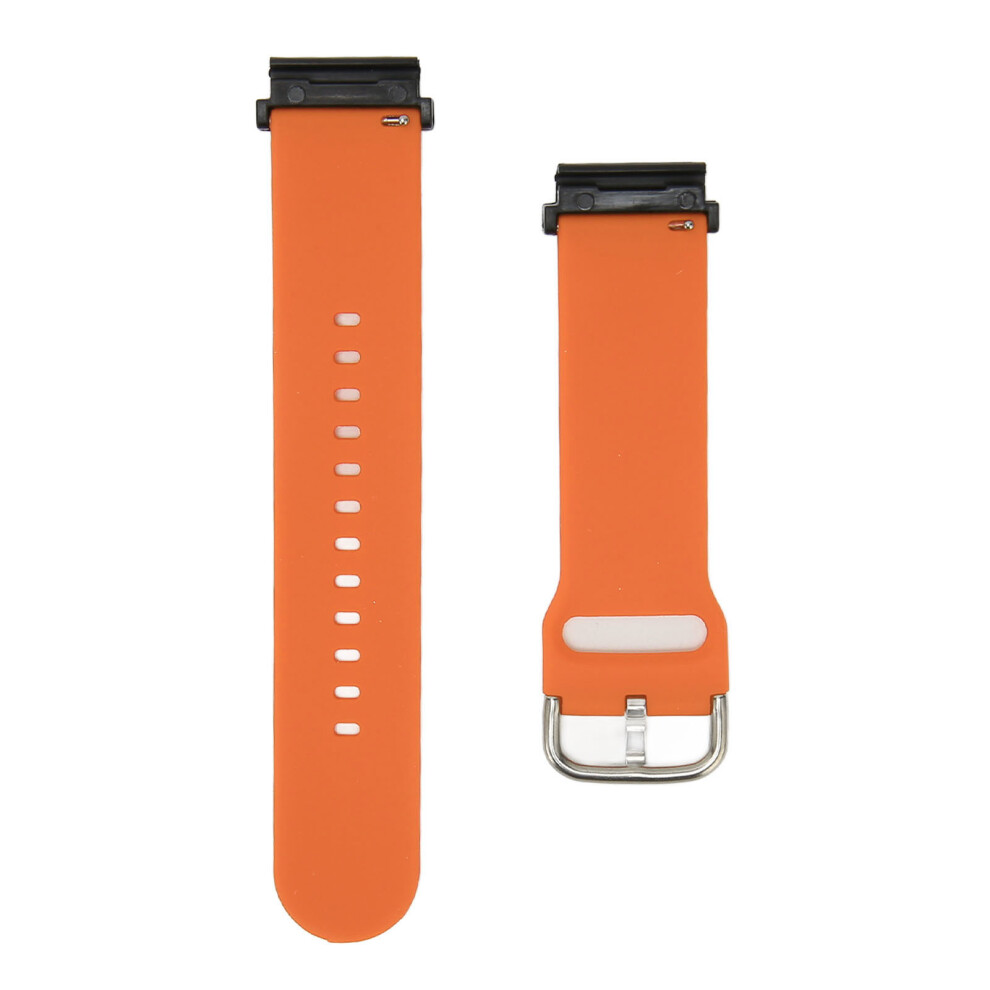 22Mm Silicone Watch Band Smart Sports Watch Band Orange 9387669460064