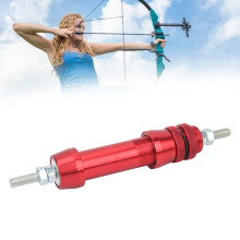Bogenfang-Reel-Halter aus Aluminiumlegierung für Fliegenfischerrolle, passend für Compound- und Recurve-Bögen, Rot