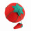 2Pcs/Set Cute Tomato Ball Shape Needle Pincushion 14