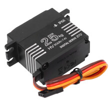HOBBYFANS 25kg Edelstahlgetriebe Hochdrehmoment Servo Wasserdicht Digital Servo für 1:8 1:10 RC Auto Boot Roboter