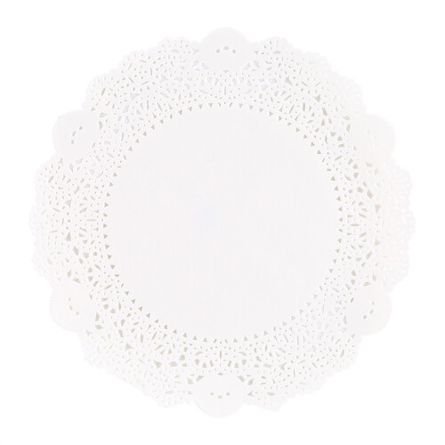 180Pcs Hollowed Decorative Paper Doilies Cake Mat 1