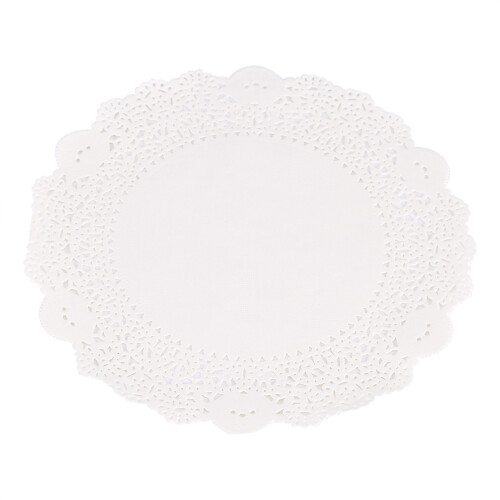 180Pcs Hollowed Decorative Paper Doilies Cake Mat 2