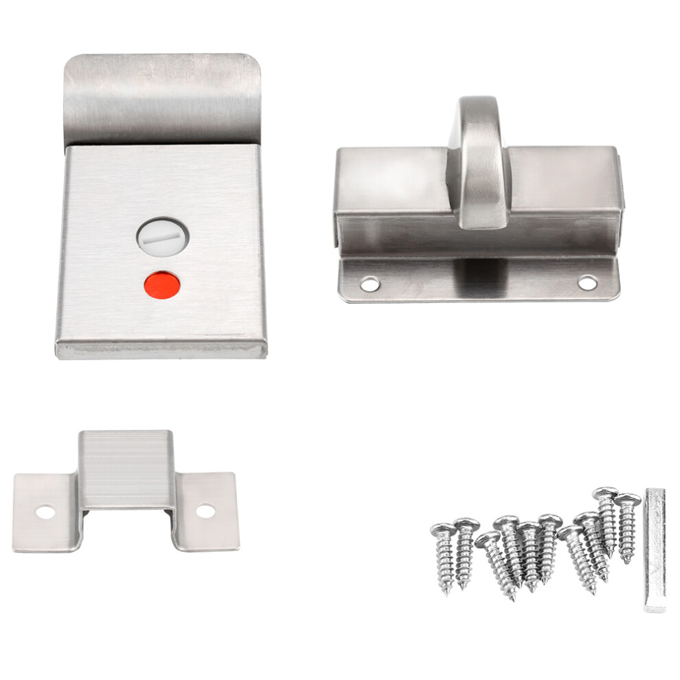 Bathroom Toilet Privacy Bolt Door Lock With Vacant 9387669462242