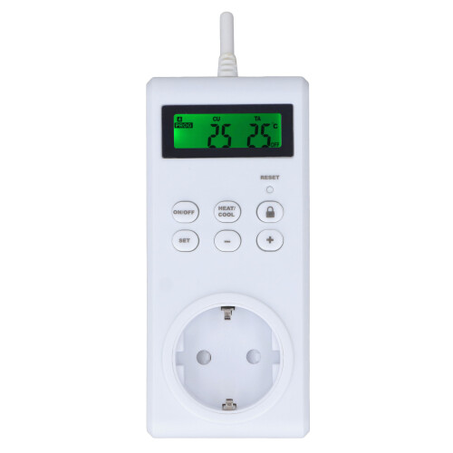 TS-3000 230V Enchufe UE Termostato Inalámbrico 1