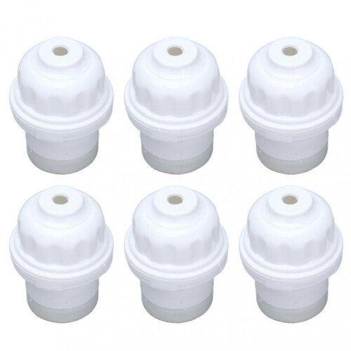 6pcs Heat Lamp Socket Hanging E27 Ceramic Lamp Base Lighting Accessories Breeding Supplies 250v 1